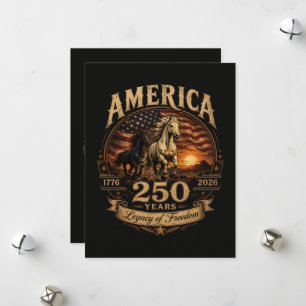 Cartes Pour Fêtes Annuelles Amérique 250 Ans 1776 2026 Centenaire