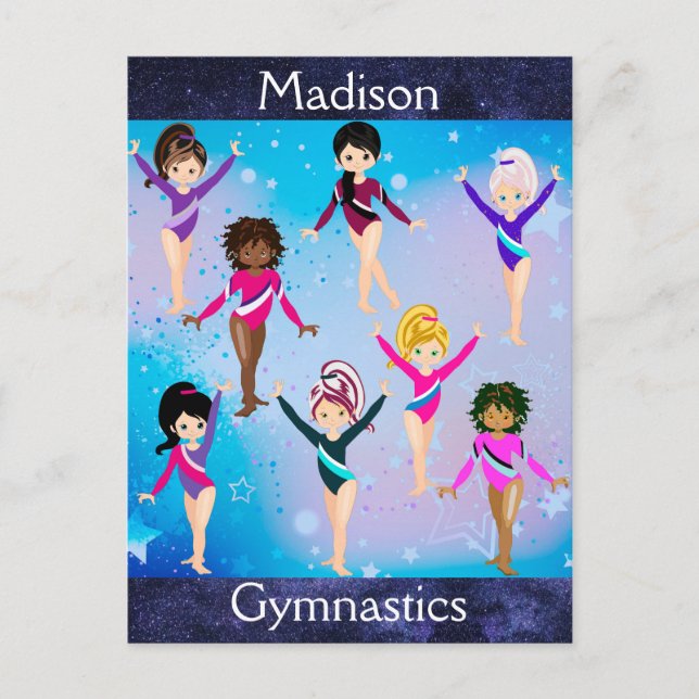 Cartes Pour Fêtes Annuelles Amis De Gymnastique : Ces Gymnases Nous Ressemblen (Devant)