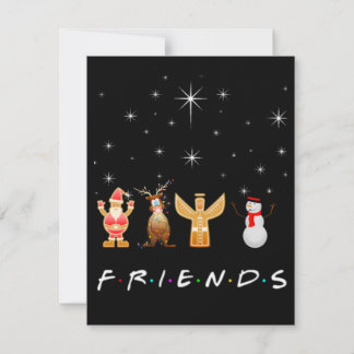 Cartes Pour Fêtes Annuelles Amis Noël