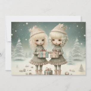 Cartes Pour Fêtes Annuelles Amitié précieuse : Un vœu de Noël joyeux