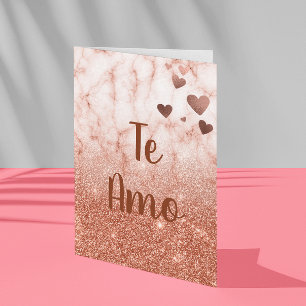 Cartes Pour Fêtes Annuelles Amo Tarjeta Saint Valentin Amour espagnol