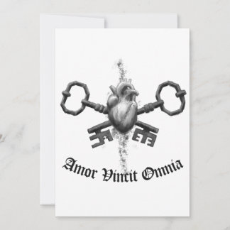 Cartes Pour Fêtes Annuelles Amor Vincit Omnia
