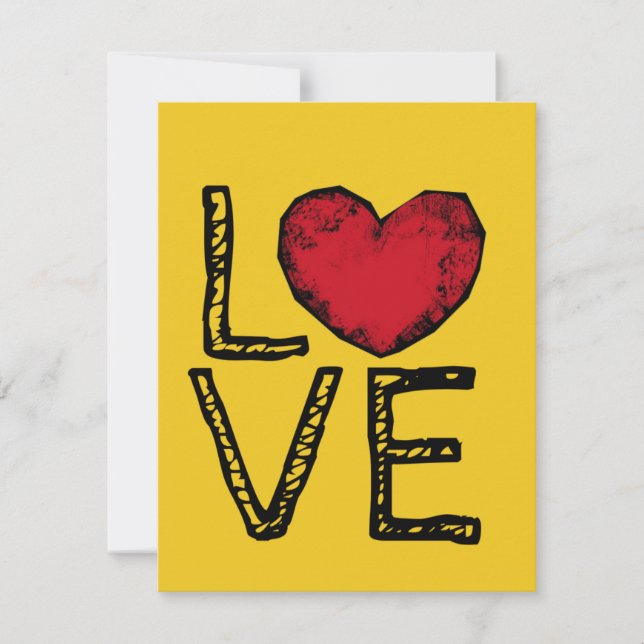 Cartes Pour Fêtes Annuelles Amour (Devant)