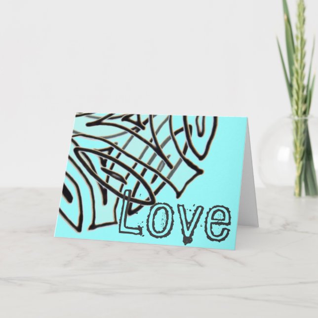 Cartes Pour Fêtes Annuelles Amour (Devant)