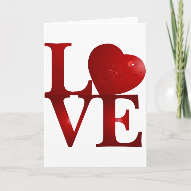 CARTES POUR FÊTES ANNUELLES AMOUR (Devant)