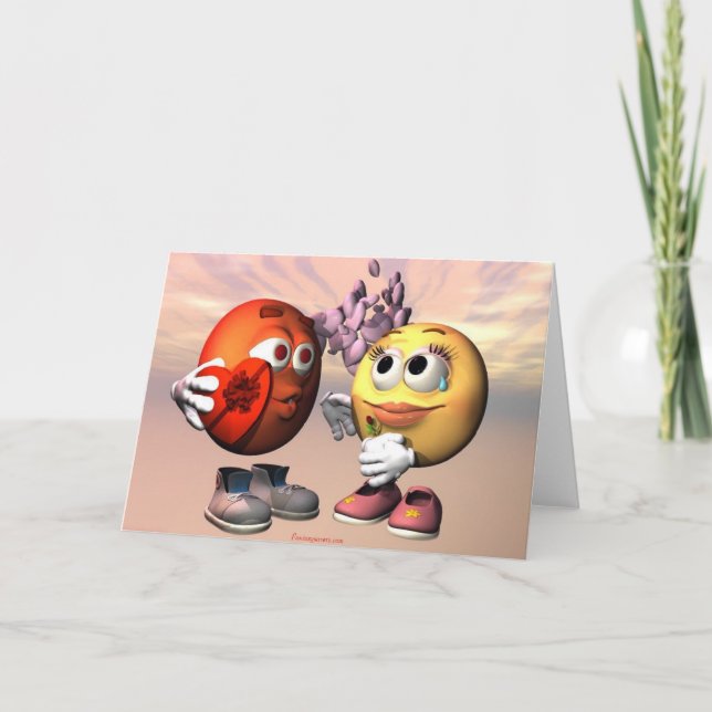 Cartes Pour Fêtes Annuelles Amour (Devant)