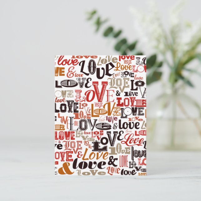 Cartes Pour Fêtes Annuelles Amour 1 (Debout devant)