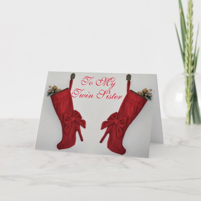 CARTES POUR FÊTES ANNUELLES *AMOUR* À MA SOEUR DOUCE" À NOËL (Devant)