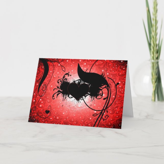 Cartes Pour Fêtes Annuelles Amour angé (Devant)