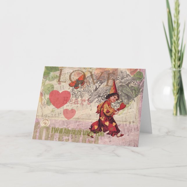 Cartes Pour Fêtes Annuelles Amour Coeur coeur amour amour amour amour Valentin (Devant)