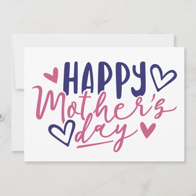 Cartes Pour Fêtes Annuelles Amour dans chaque lettre (Devant)