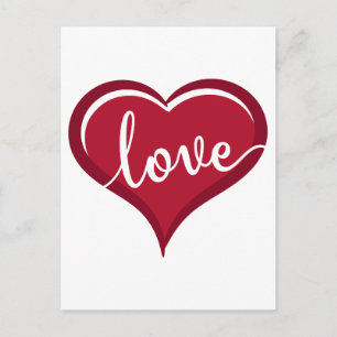 Cartes Pour Fêtes Annuelles amour dans la Saint-Valentin du cœur