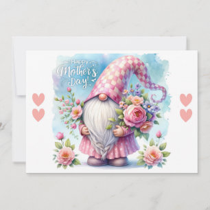 Cartes Pour Fêtes Annuelles Amour de Gnome pour la Fête des Mères