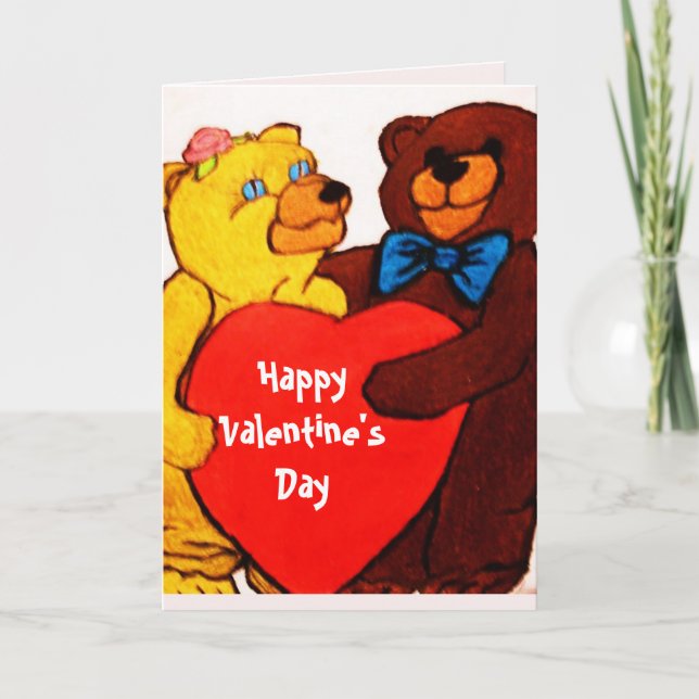 CARTES POUR FÊTES ANNUELLES AMOUR DE LA SAINT-VALENTIN GÉNIAL  (Devant)