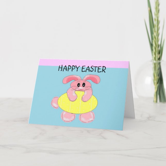 Cartes Pour Fêtes Annuelles Amour de lapin (Devant)