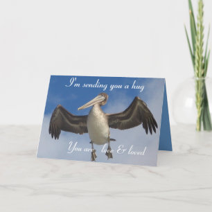 Cartes Pour Fêtes Annuelles Amour de Pélican_