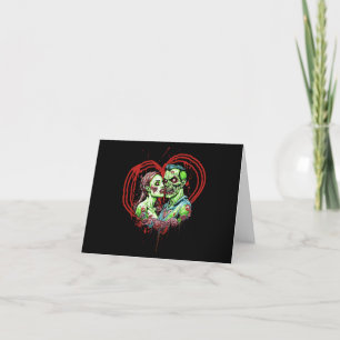 Cartes Pour Fêtes Annuelles Amour de zombie