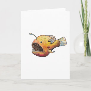 Cartes Pour Fêtes Annuelles Amour du poisson pêcheur