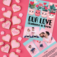 Amour grandissant Pots Plantes Saint-Valentin