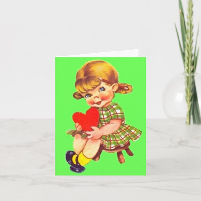 Cartes Pour Fêtes Annuelles Amour innocent (Devant)
