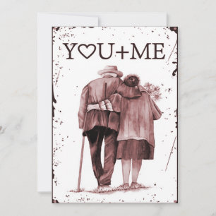 Cartes Pour Fêtes Annuelles Amour intemporel