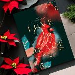 Cartes Pour Fêtes Annuelles Amour Joy & Paix Cardinal Rouge Aquarelle Ébonie<br><div class="desc">Notre carte de Noël esprit cardinal incarne la chaleur, la vie et l'énergie inspirées par la nature. Les touches de pinceau et de stylo sont combinées à notre oeuvre artistique stylisée d'oiseaux cardinaux rouges. Évoquant le sentiment d'amour, de joie et de paix. Les teintes saturées de rouge pourpre, de rougeur,...</div>