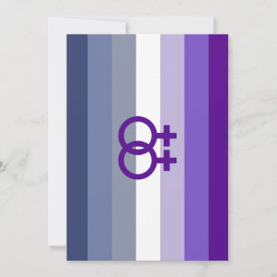 Cartes Pour Fêtes Annuelles Amour Lesbien Butch Fierté WLW