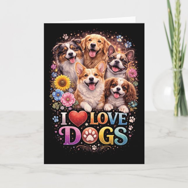 Cartes Pour Fêtes Annuelles Amour Libéré (Devant)