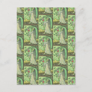 CARTES POUR FÊTES ANNUELLES AMOUR MALADE FILLE ZOMBIE SUIVANT SON COEUR, WHIMS