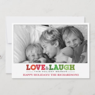 Cartes Pour Fêtes Annuelles Amour + Rire