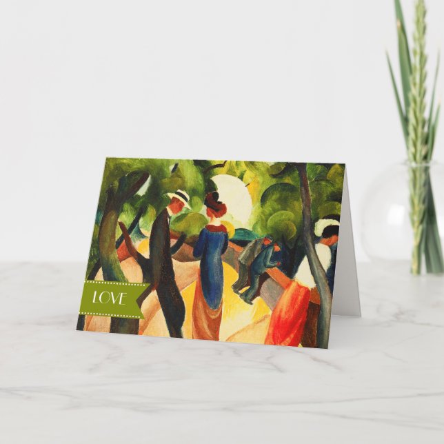 Cartes Pour Fêtes Annuelles Amour. Saint-Valentin aux beaux-arts (Devant)