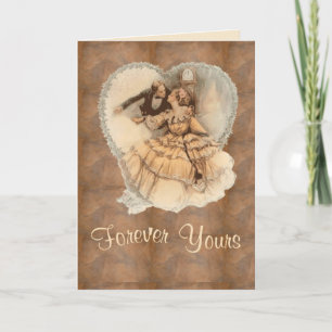 Cartes Pour Fêtes Annuelles Amour victorien