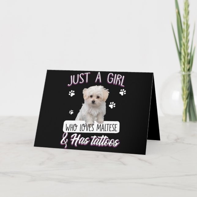 Cartes Pour Fêtes Annuelles Amoureux des chiens | Juste Une Fille Qui Aime Le  (Devant)
