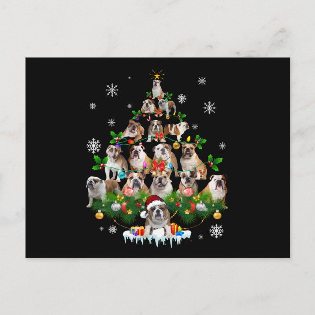 Cartes Pour Fêtes Annuelles Amoureux des Chiens | Ornements de Noël pour l'Arb (Devant)
