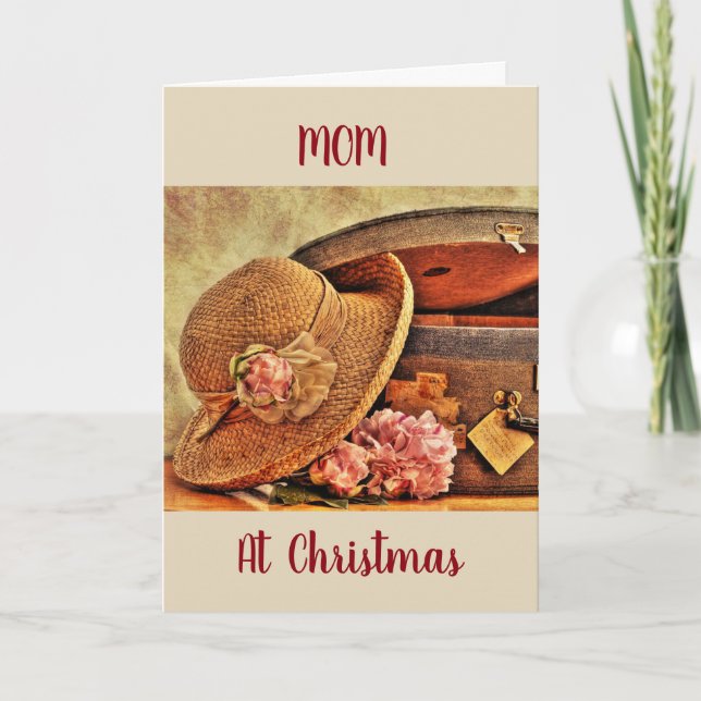 CARTES POUR FÊTES ANNUELLES **AMOUREUX ET TRÈS SPÉCIALE MÈRE** À NOËL (Devant)