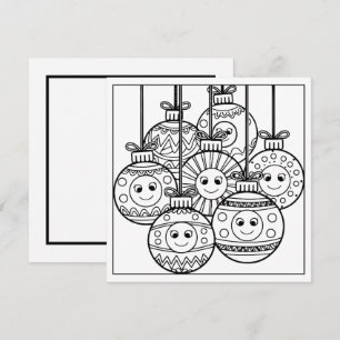 Cartes Pour Fêtes Annuelles Ampoules colorantes Festive de Noël
