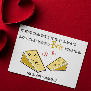 Cartes Pour Fêtes Annuelles Amusant Brie ensemble Saint Valentin