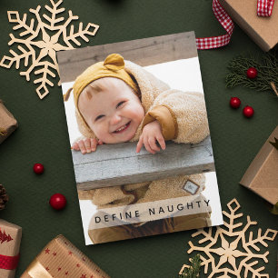 Cartes Pour Fêtes Annuelles Amusant Définir Méchant   Photo Noël