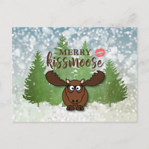 Cartes Pour Fêtes Annuelles Amusant Joyeux KISSMOOSE, Salutation personnalisab