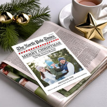 Amusant Joyeux Noël Une photo Nouvelles du Pôle No