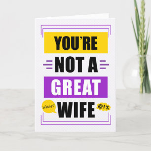 Cartes Pour Fêtes Annuelles Amusant pas une grande femme Message Fête des mère