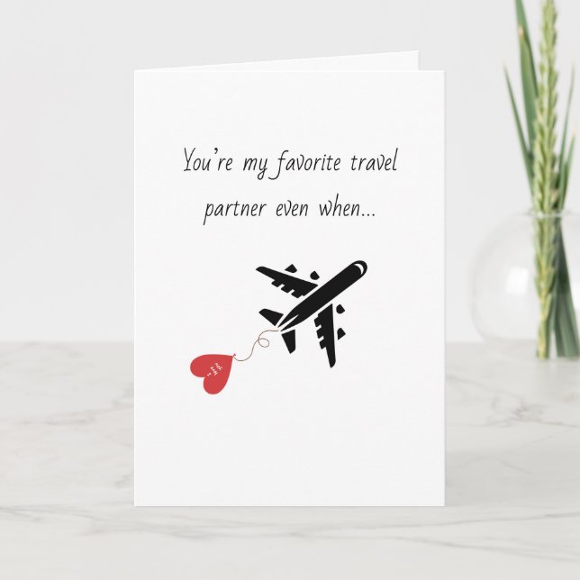 Cartes Pour Fêtes Annuelles Amusant Simple Anniversaire pour petit ami mari Pe (Devant)