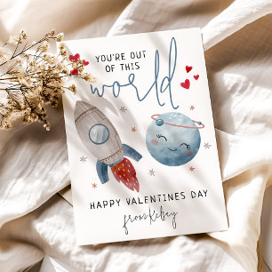 Cartes Pour Fêtes Annuelles Amusant Vous êtes hors de ce monde Saint-Valenti