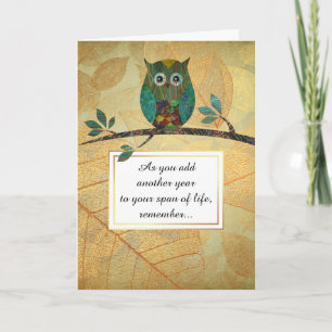 Cartes Pour Fêtes Annuelles Amusants à l'intérieur du message Chouette Sagesse
