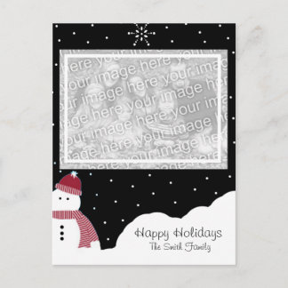 Cartes Pour Fêtes Annuelles Amusement de neige