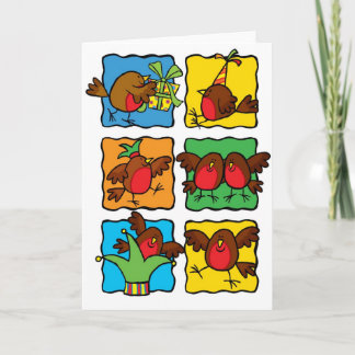 Cartes Pour Fêtes Annuelles Amusement de Robin