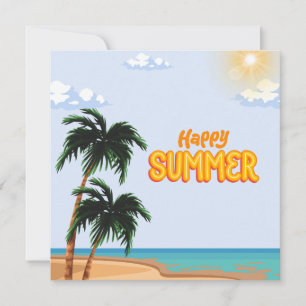 Cartes Pour Fêtes Annuelles "Amusement Estival !"