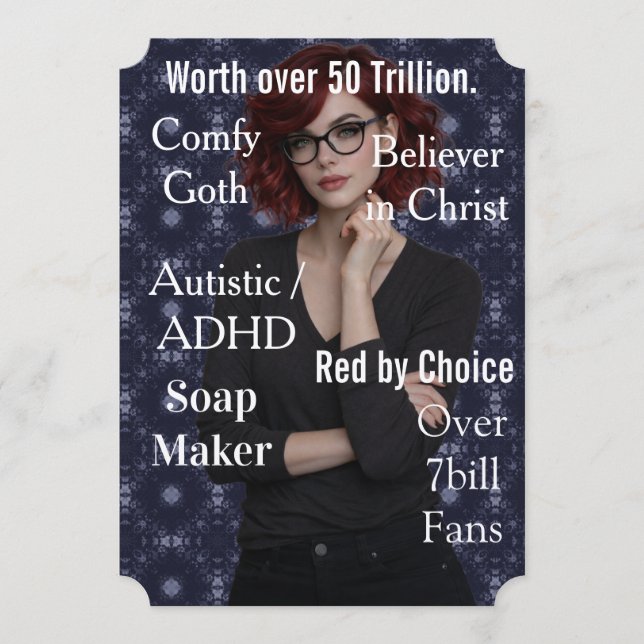 Cartes Pour Fêtes Annuelles Amy Rosen Blue (Devant)