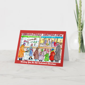 Cartes Pour Fêtes Annuelles An Old Fashioned Life On The Stoop Christmas Card
