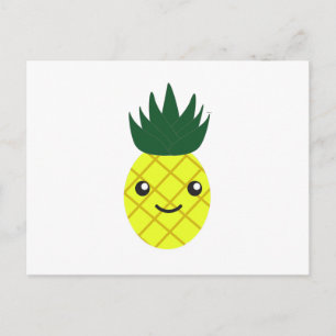 Cartes Pour Fêtes Annuelles Ananas Cute Kawaii